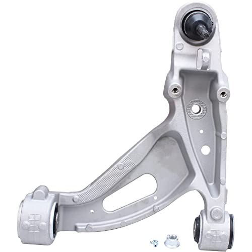 Image of Detroit Axle - Front Lower Control Arm w /Ball Joints Inner & Outer Tie Rod End Replacement for 2003-07 Cadillac CTS Soft Ride Suspension Models - 6pc Set