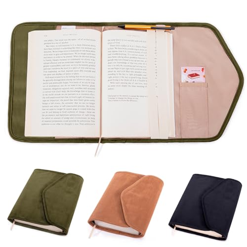 Reusable Adjustable Book Cover with Strong Magnetic Closure – Soft