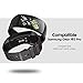 NotoCity Compatible Gear Fit2 Pro Band Solft Silicone Gear Fit2 Watch Strap for Gear Fit2 Pro Smartwatch Bands(Black, Small)