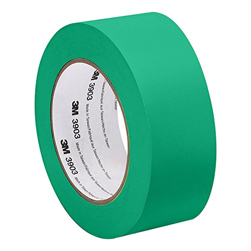 Image of 3M Green Vinyl /Rubber Adhesive Duct Tape 3903, 2-50-3903-GREEN 12.6 psi Tensile Strength, 50 yd. Length, 2 inch Width