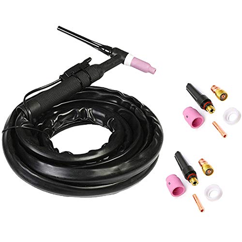 SNOWINSPRING Wp17 150A TIG Antorcha 1M Completo Cabezal Flexible RefrigeracióN Por Aire W Consumibles