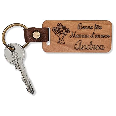 Porte clé en bois personnalisable KDO 3D Cover
