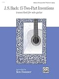 J. S. Bach -- 15 Two-Part Inventions: Transcribed for Solo Guitar (Alfred's Distinguished Performer)