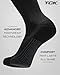 TCK Dugout Over-the-Knee Performance Socks - Black, X-Large