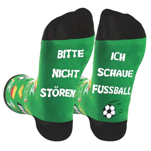 ZoeWei Bremen Fussball Socken Geschenke für Männer Fussball Geschenke Jungen Fußball Socken Opa Papa Geschenk Geburtstagsgeschenk für Männer