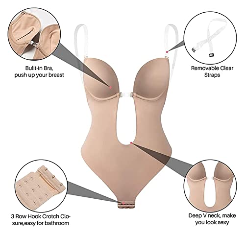 Body Gainant sans Bretelles Dos Nu : Solution Ventre Plat Robe - 4