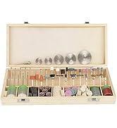 Rotary Tool Accessories Set 242Pcs, 1/8" Shank Universal Electric Grinder Rotary Tool with Storag...