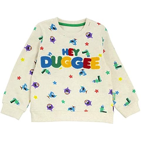 Hey Duggee Stars Cream Sweatshirt for Baby Boys Cover
