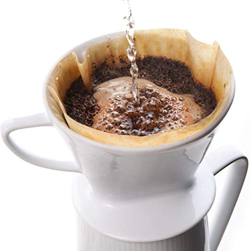 VILLCASE Filtros de Café Naturais Gotejadores de Café de Fundo Plano Filtro de Café Descartável Não