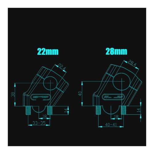 Rehausseur guidon 22mm 28mm universel pour moto Adventure GS 1200 Motocross - 6