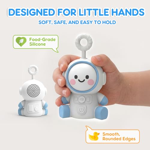 Image of Interactive Learning Posters with Talking Astronaut Pen Tap to Learn ABCs Numbers Colors and Words Screen Free Educational Toy for Toddlers Ages 3 to 5