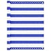 vidaXL Balkon Sichtschutz Bespannung Terrasse Windschutz Sonnenschutz Balkonbespannung Balkonverkleidung Balkonsichtschutz Blau Weiß 90x500cm HDPE