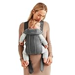 BABYBJÖRN Baby Carrier Mini, 3D Jersey, Dark Grey