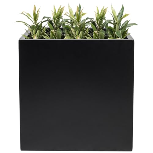 Varsoul Tall Rectangular Removable Planter for Indoor or Outdoor Terraces, Porches, Durable All...