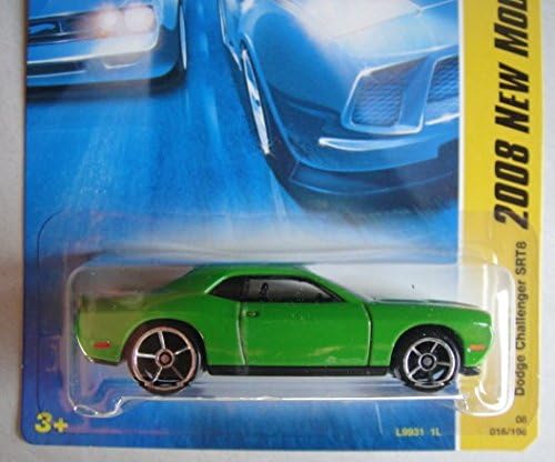 Hot Wheels Dodge Challenger SRT8 2008 Verde 1:64 miniatura 2