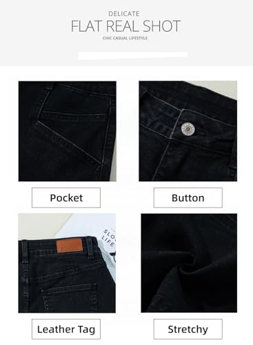 Image of Shasmi Women's High Waisted Stretch Denim Shorts - Platinum Casual Summer Jean Shorts with Pockets | Soft Breathable Cotton Blend Hot Pants for Women (Short 266)