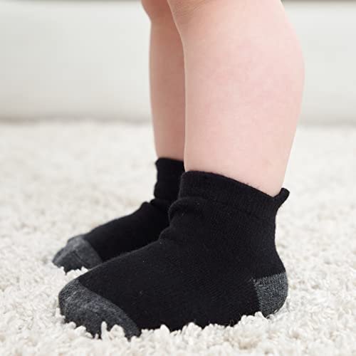 image for ZAPLES Baby Non Slip Grip Ankle Socks with Non Skid Soles for Infants 