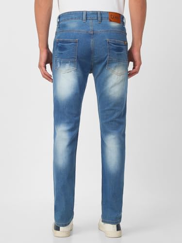 Image of Urbano Fashion Men's Slim Fit Mid Rise Jeans
