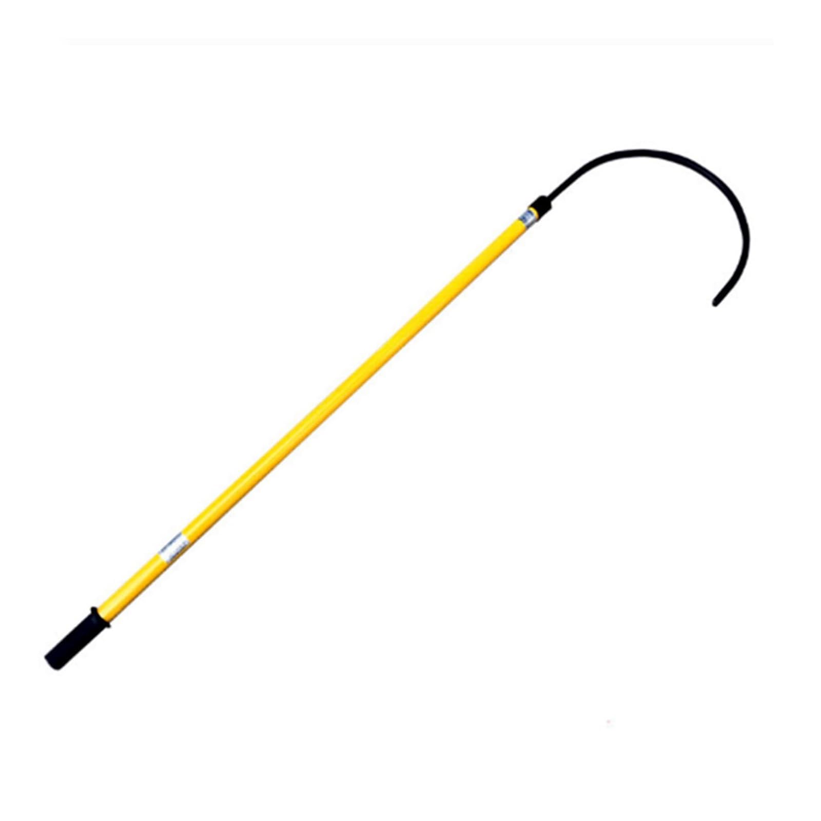 GLETSF High Voltage Insulated Rescue Hook for Electrical Safety, 35KV-110KV, Ideal for Linemen and Electricians, Includes Storage Bag, 3.0m Length (Orange 1m/3.3ft),Orange-1m/3.3ft