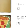 Pizza Green Kitchen Decor Retro Pizza Cute Food Kitchen Art Humorous Metal Sign Funny Unique Wall Decoration Kitchen For Home Gate Garden Restaurants Cafes Office Gift for Home Coffee Wall 8 * 12inch #2