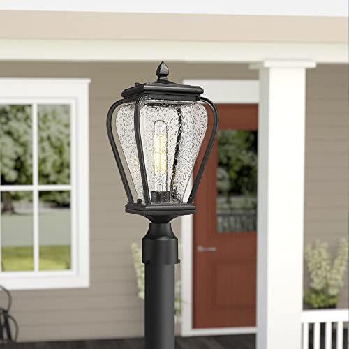 Outdoor Post Lights, Large Lamp Post Light Fixture Post Lantern With 3-Inch Pier Mount Base Waterproof Cast Aluminum Pillar Lighting For Outside Garden (19.11" H X 8.9" W) #TOP5