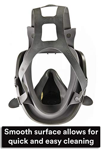 3M Full Facepiece Reusable Respirator 6800, Paint Vapors, Dust, Mold, Chemicals, Medium #TOP6