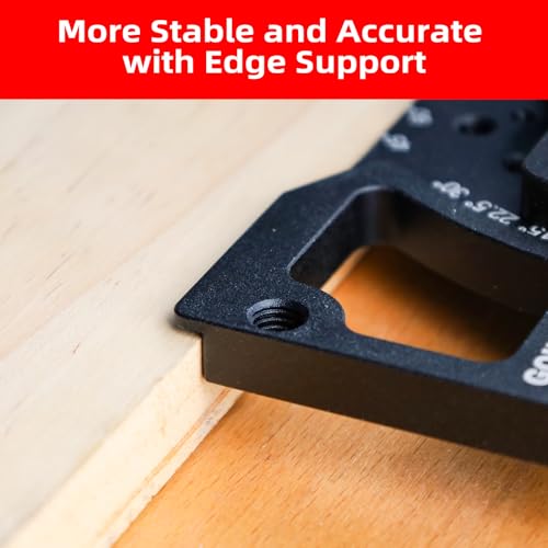 image for GOINGMAKE Adjustable Angle Track Saw Square with -60° to 60° Quick P