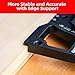 GOINGMAKE Adjustable Angle Track Saw Square with -60° to 60° Quick Positive Angle Stop,Guide Rail Square,Protractor,90 Degree Right Angle Rail Square Guide Compatible with Festool and Makita