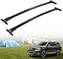 AUXMART Roof Rack Cross Bars Cargo Carrier Fit for 2018-2022 Ford Expedition Lincoln Navigator, 165LBS Bars Aluminum Bar + Foot Bike Kayak Fishing Rod with One-Piece Side Rail Fixed Point