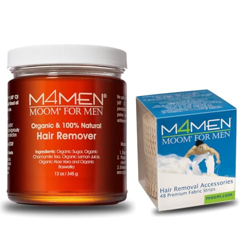 MOOM Organic Sugar Wax Men Hair Removal Kit