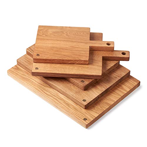 Edeldings Snijplank hout van hoogwaardig eikenhout | geolied, groot 30 х 20 cm | massief hout keukenplank uit Europa… - Image 8