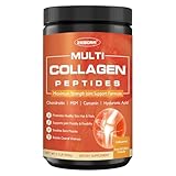 ZEBORA Multi-Collagen-Peptides-Powder for Joint Recovery with MSM & CS - 50 Servings of Hydrolyzed Collagen for Women Men - Type I II III V X Collagen for Skin Hair Nail & Joint Support, Keto Friendly