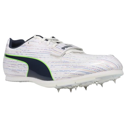 PUMA PUMA mens Evospeed Long Jump 8 Sp Track and Field Shoe, Puma White-spellboun, 9.5 US