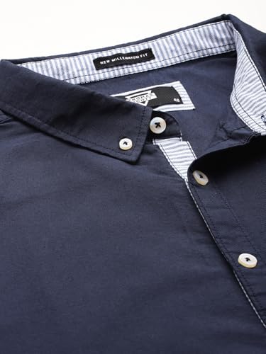 Image of Thomas Scott Men's | Plus Size | Regular Fit | Long Sleeves | Button-Down Collar | Oxford Fabric | Casual | Shirts for Men