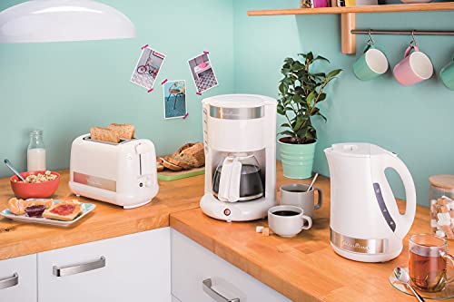 Moulinex Principio Plus Bouilloire, Capacité 1,7 L, Bouilloire électrique, Bouilloire sans fil, Base 360°, 2 niveaux d'eau visibles, Résistance cachée BY108110