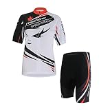 FREE FISHER Freefisher Trikot-Set (Fahrrad Trikot Kurzarm + Radhose) (M)