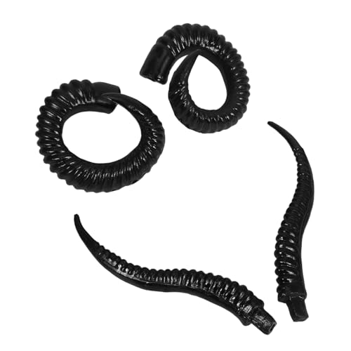 ORFOFE 2 pares Accesorios para Disfraz de Animales Cuernos Realistas para Diadema Material Duradero y Cómodo para Manualidades para Cosplay y Fiestas Temáticas