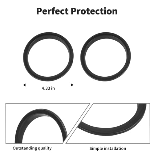 Image of JWWY Front Bumper Grill Insert Turn Signal Light Cover Trim Compatible with 2007-2017 Jeep Wrangler JK Exterior Accessories ABS 2PCS Black