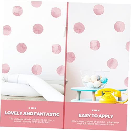 Pegatinas de puntos decorativas para transformar el dormitorio infantil con 8 hojas 7