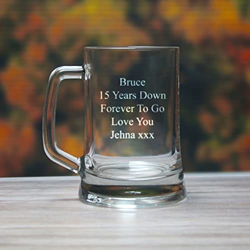 Personalised Engraved Beer Mug: Personalise with Any Message, Choose from Many Fonts - Ideal for Special Occasions, Laser Engraved, Gift Box - Perfect for Weddings, Ushers, Godfathers, Birthdays. - Image 4