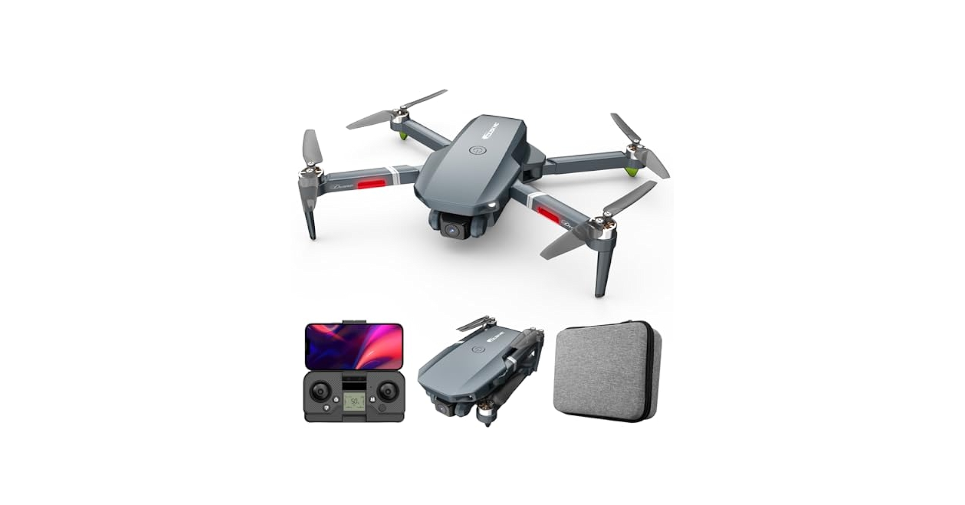 Amazon.com: FPV Drone with 2 Camera for Adults, Foldable