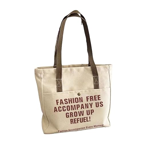 Canvas Tote Bag for Women, Laptop Bag, Reusable Tote Shoulder Bag Casual for Travel, Beach, Vacation, Shopping