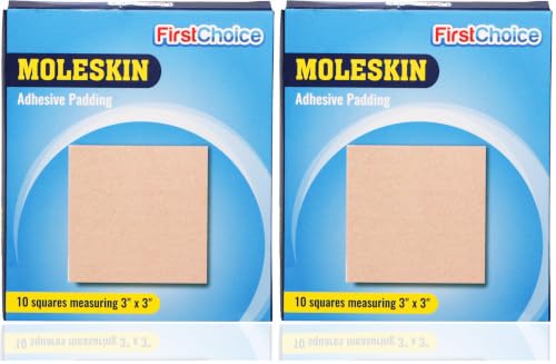 Image of RadBizz Extra Durable Moleskin Patches - 3 inch x 3 inch 20 Pack