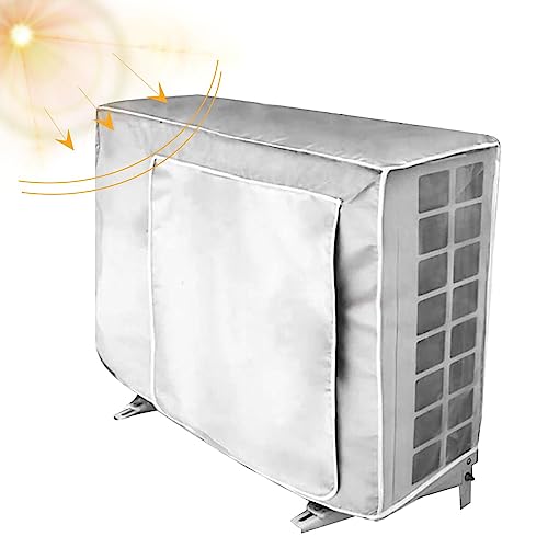 Couvertures d&rsquo;unité AC pour l&rsquo;extérieur | Housse d&rsquo;unité isolée thermiquement avec protection UV pour climatiseur,Air Conditioner Essentials Home Supplies pour la neige, la poussière, la pluie, Skuda