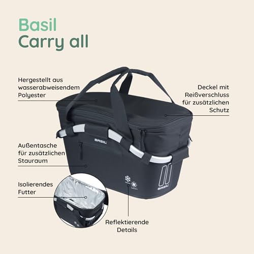 Panier vélo amovible Basil Classic Carry All sac cabas arrière