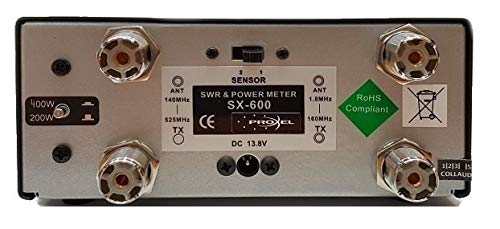 SX-600 ROSMETRO - WATTMETRO 1.8~160 MHz - 140~525 MHz from 5 to