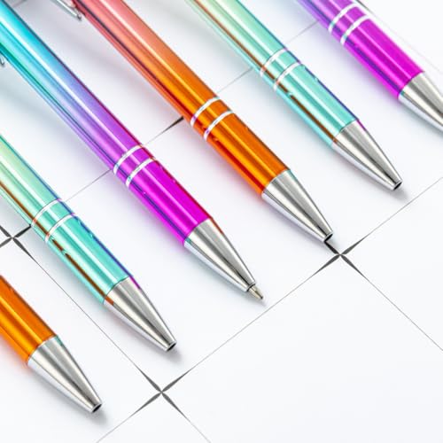 Stylo à bille en métal au design dégradé pour une écriture fluide
