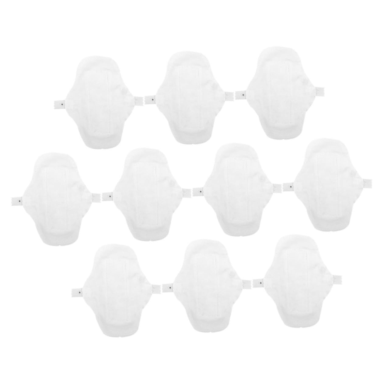 Ipetboom 40piezas Compresas Menstruales Reutilizables De Algodón Lavables Para Maternidad Pack De Almohadillas Sanitarias Impermeables y Transpirables Para Posparto y
