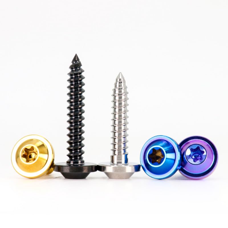 Tornillos Autorroscantes de Titanio M5x12mm Pack x4 miniatura 5