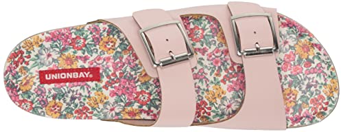 Unionbay Women's Melissa Flat Sandal, Light Rose Floral, 11 #TOP4